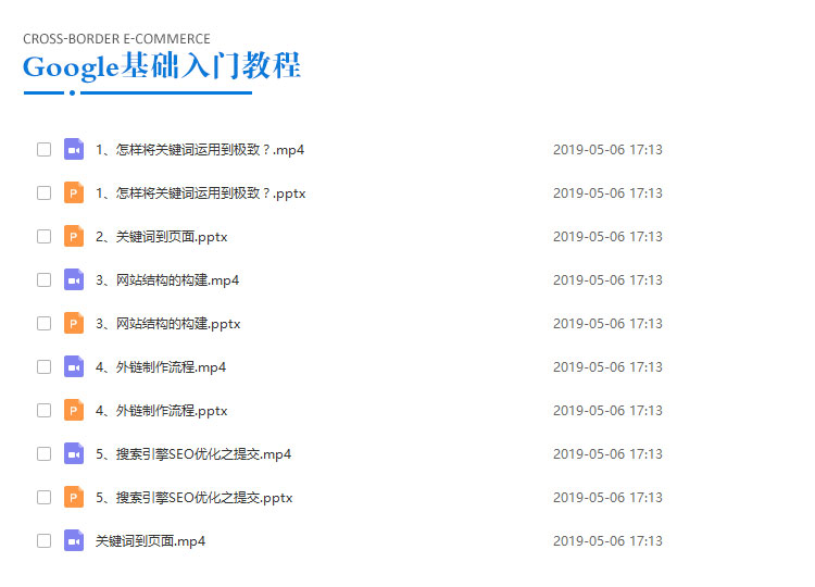 Google营销推广教程 外贸培训推广谷歌视频课程，谷歌广告营销推广