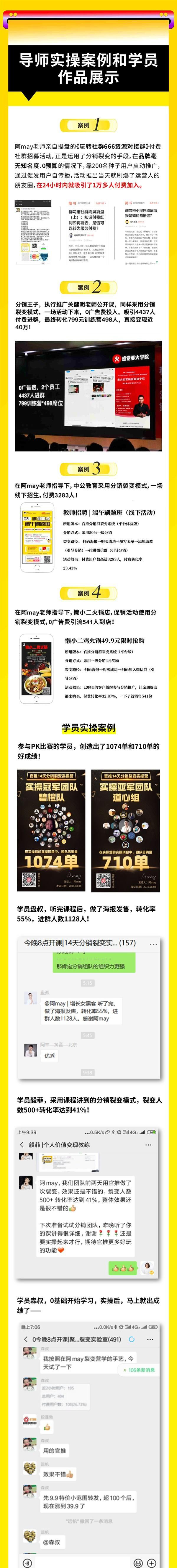 《14天分销裂变实操营》几天就裂变出10000+付费用户，月入几万到上百万
